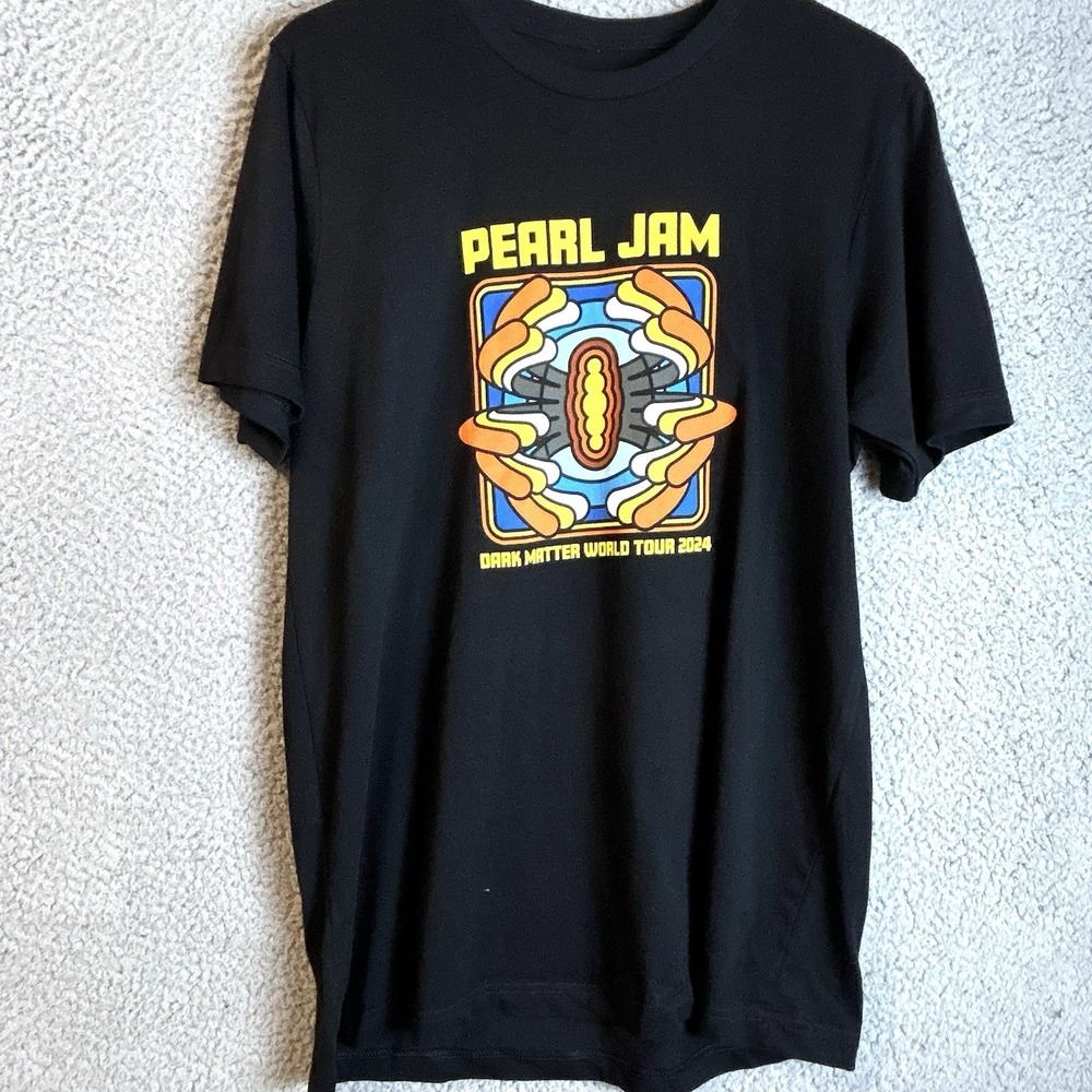 Pearl Jam 2024 Dark Matter Tour Large T-Shirt Official Concert Tour Dates Grunge